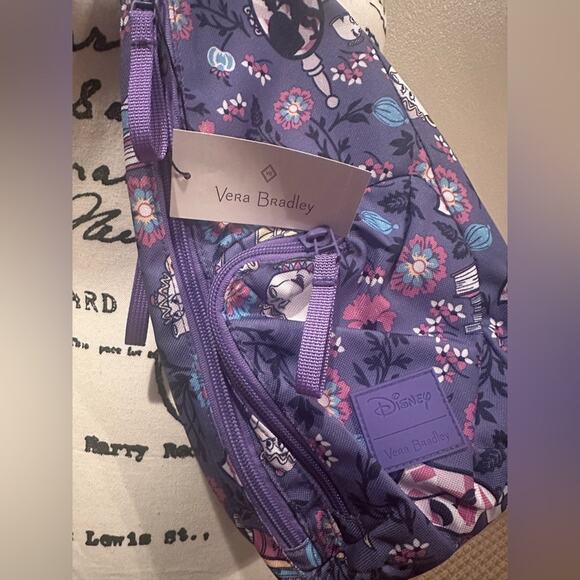 NWT Disney Vera Bradley Beauty & The Beast Friends Crossbody Mini Sling bag - Picture 2 of 10
